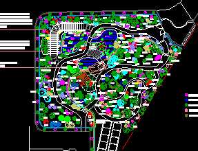 小公園景觀施工圖免費下載及園林綠化工程設計施工全解析